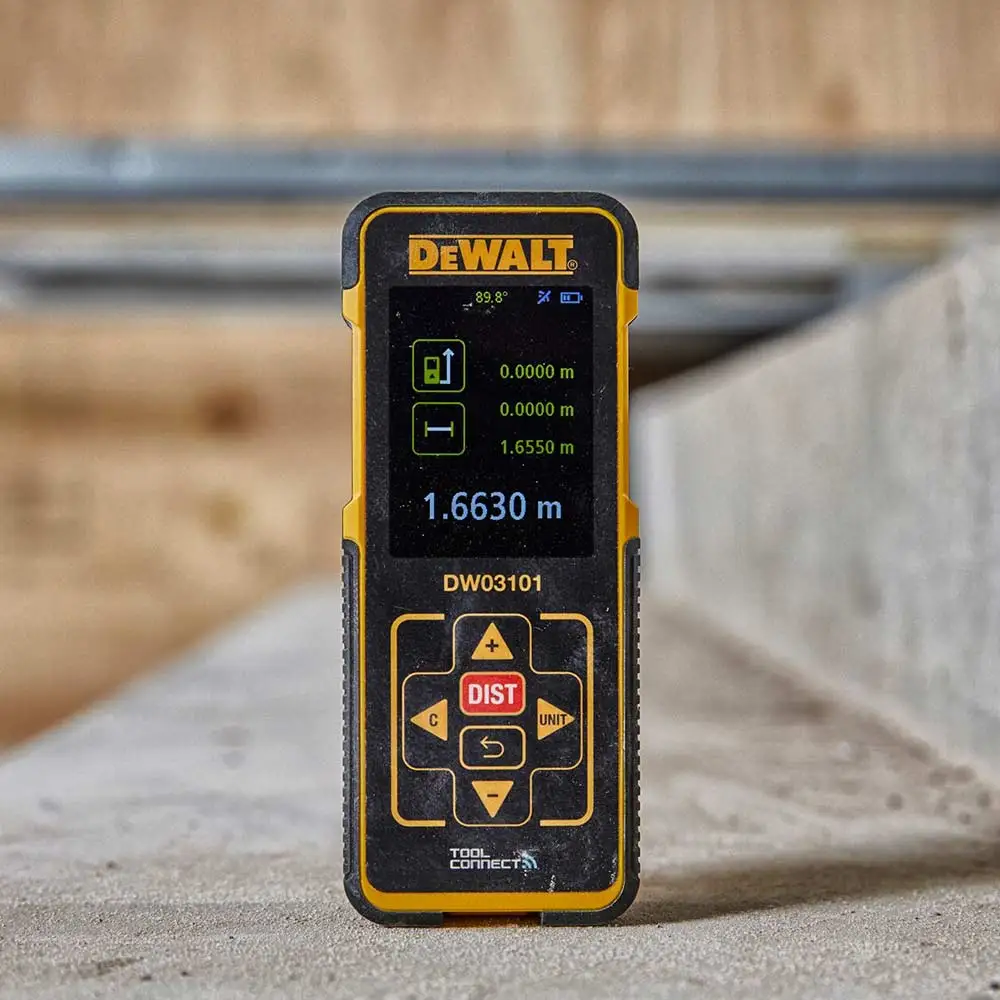 DEWALT 100m Tool Connect Laser Distance Measurer DW03101-XJ