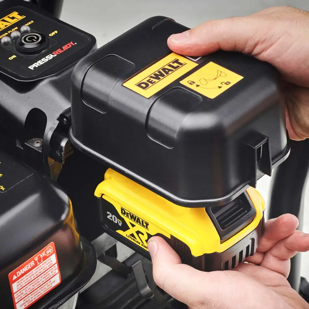 DEWALT 3400PSI 9.5LPM Petrol Pressure Washer w. 18V Battery & Charger DXPW3495PR
