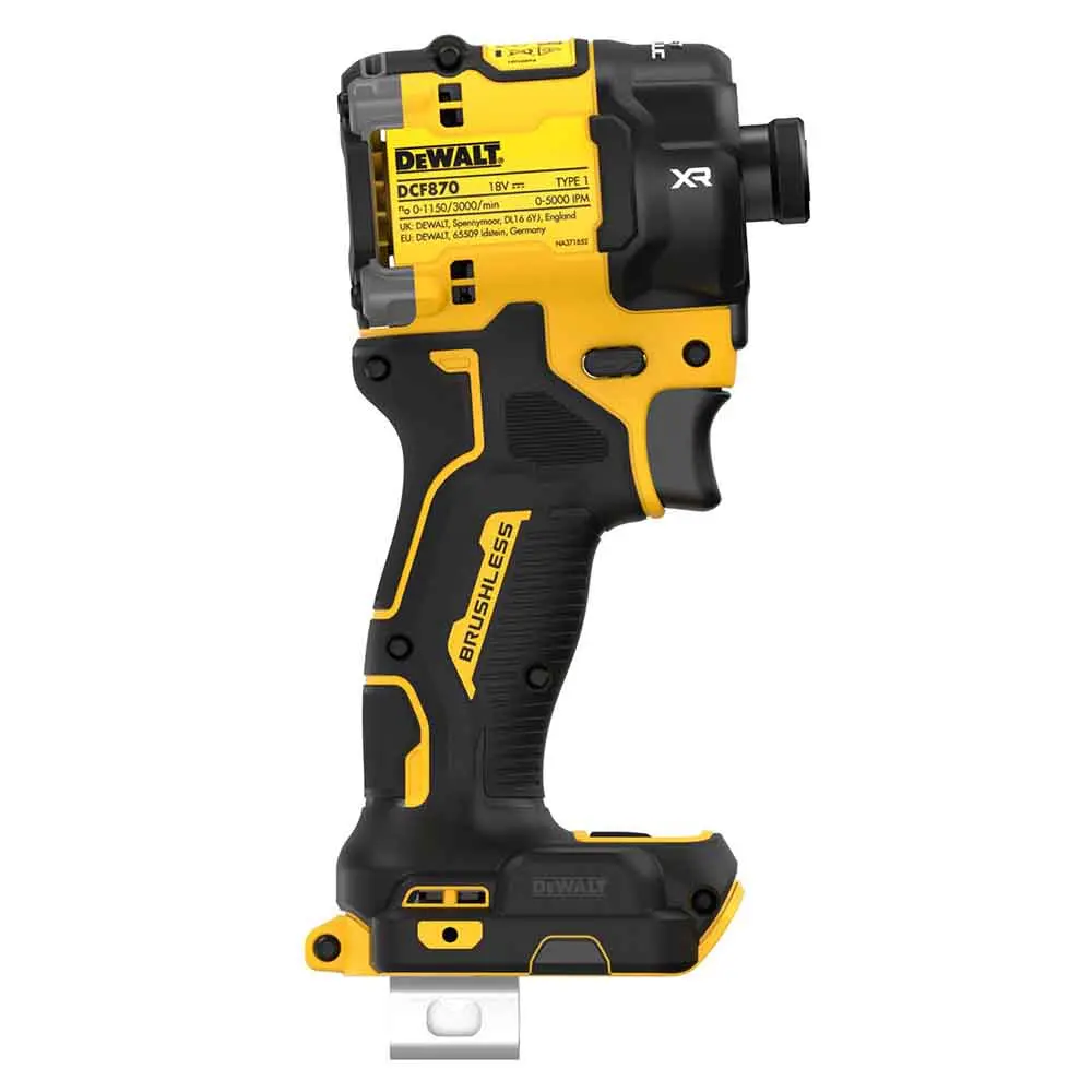 DEWALT 18V XR Brushless 1/4" Hydraulic Impact Driver Skin DCF870N-XJ