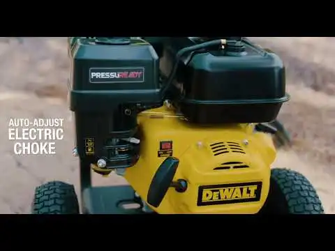 DEWALT 3400PSI 9.5LPM Petrol Pressure Washer w. 18V Battery & Charger DXPW3495PR