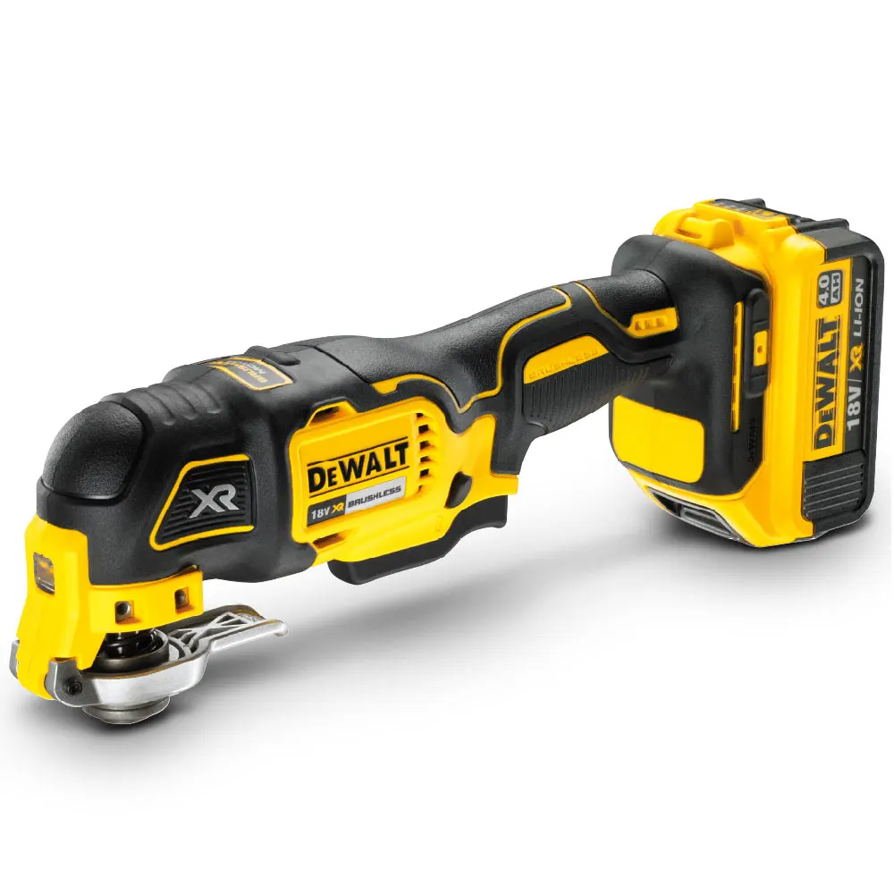 DEWALT 18V XR Brushless 2 x 4.0Ah Oscillating Multi Tool Kit DCS355M2-XE