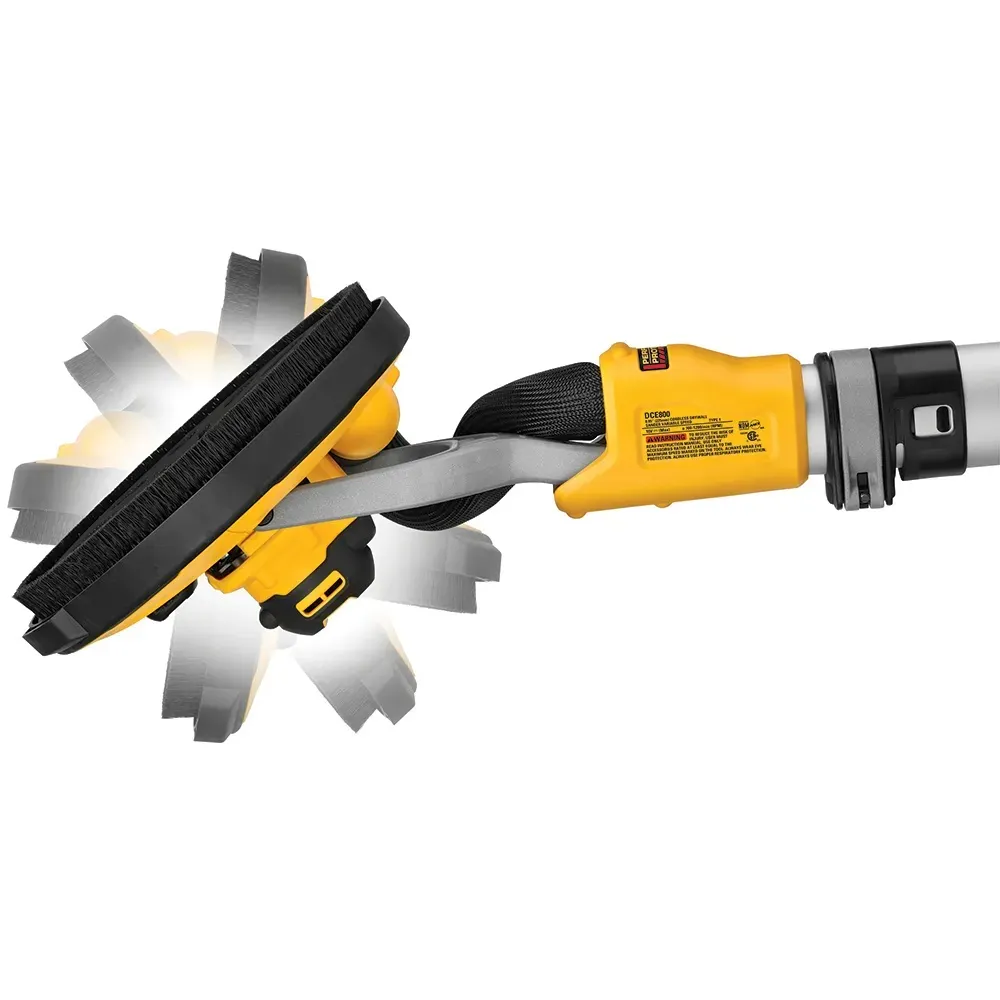 DEWALT 18V XR 2 x 6.0Ah Brushless 225mm Drywall Sander Kit DCE800T2-XE