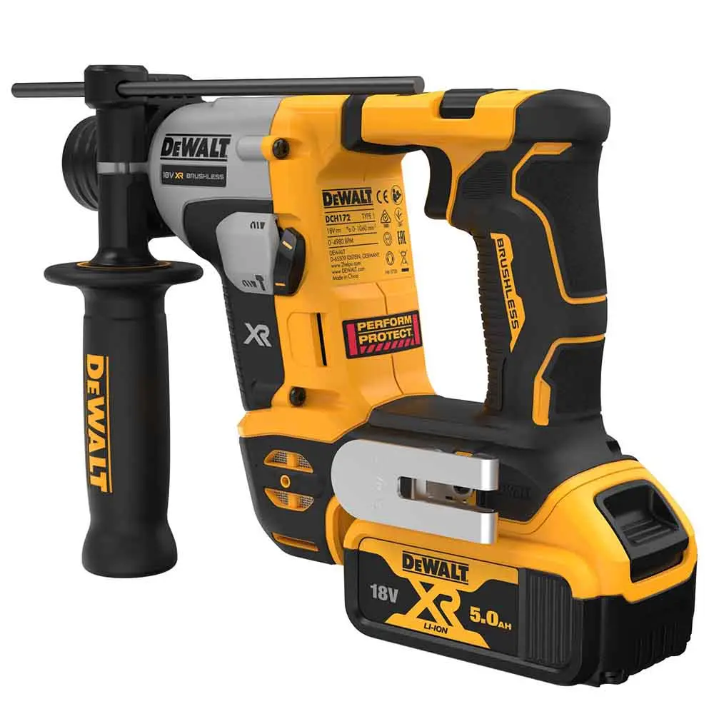 DEWALT 18V 1 x 5.0Ah SDS+ Rotary Hammer Kit DCH172P1-XE