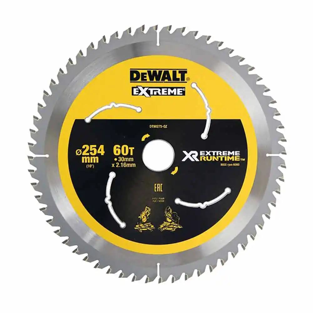 DEWALT 254mm x 30mm XR Extreme Runtime Circular Saw Blade DT90275-QZ