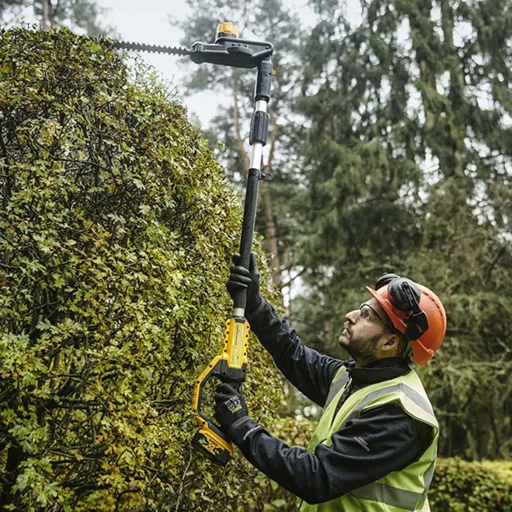 DEWALT 18V XR Brushless 55cm (22") Pole Hedge Trimmer Skin DCMPH566N-XE