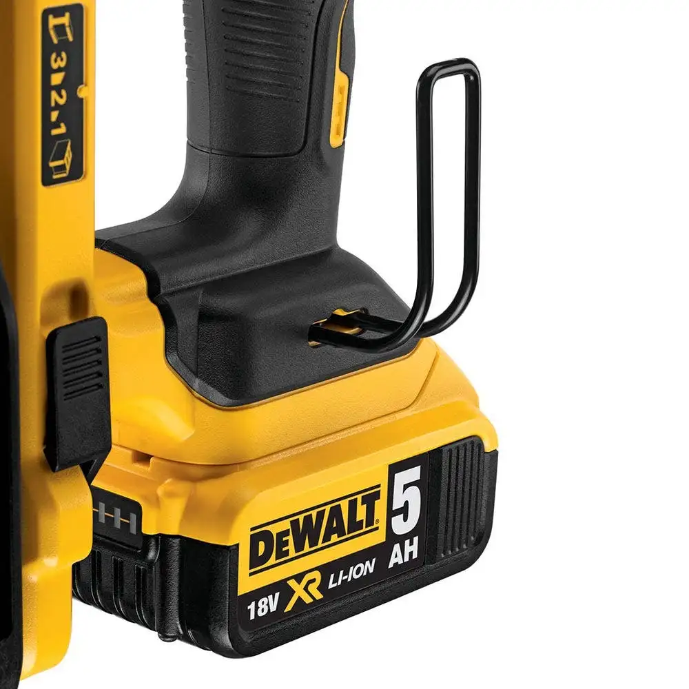 DEWALT 18V XR Brushless 2 x 5.0Ah Concrete Nailer Kit DCN890P2-XE