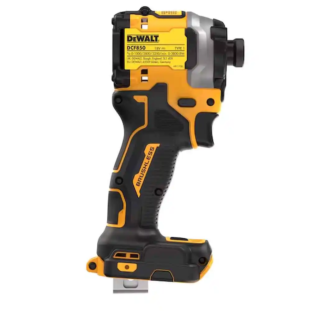 DEWALT 18V Brushless 3 Speed Compact Impact Driver Skin DCF850N-XJ