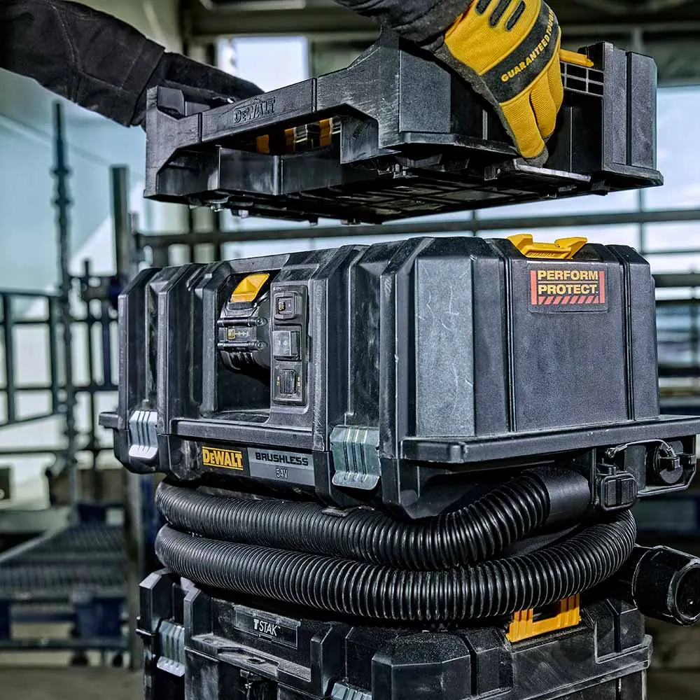 DEWALT 54V XR FLEXVOLT Brushless 2 x 6.0Ah M-Class Dust Extractor Kit DCV586MT2-XE