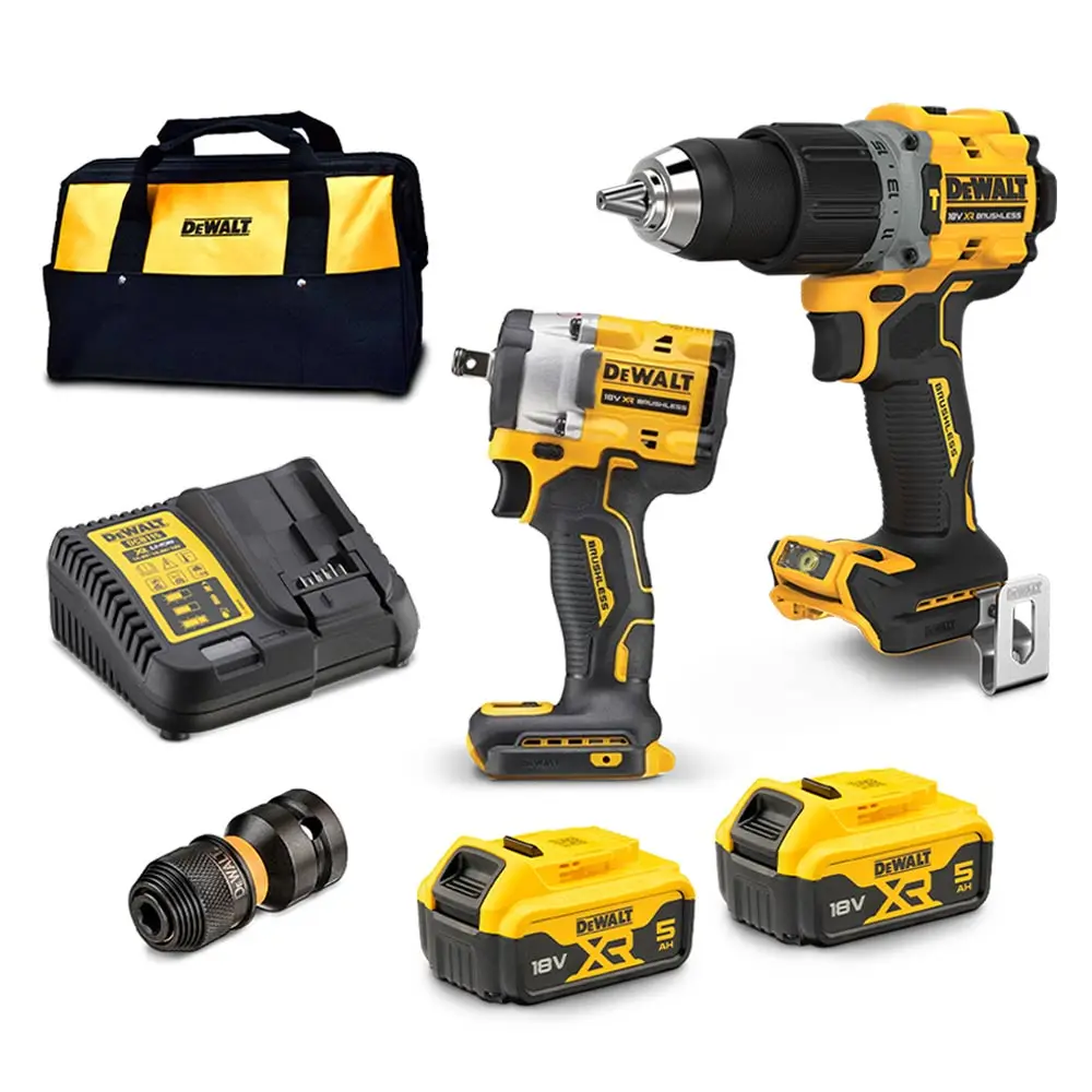 DEWALT 18V XR 2 Piece 2 x 5.0Ah Combo Kit DCZ294P2-XE