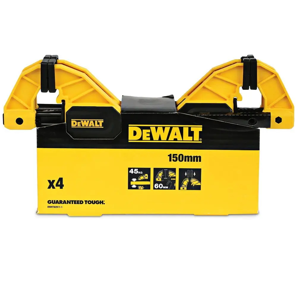 DEWALT 150mm Medium Clamp Bar 4pc Set DWHT82911-1