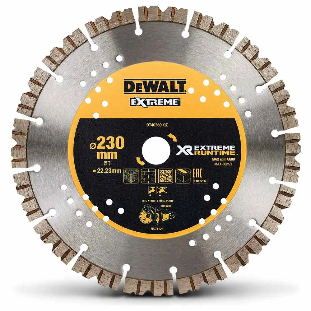 DEWALT 230 x 22.23mm Extreme Runtime Diamond Wheel DT40260-QZ