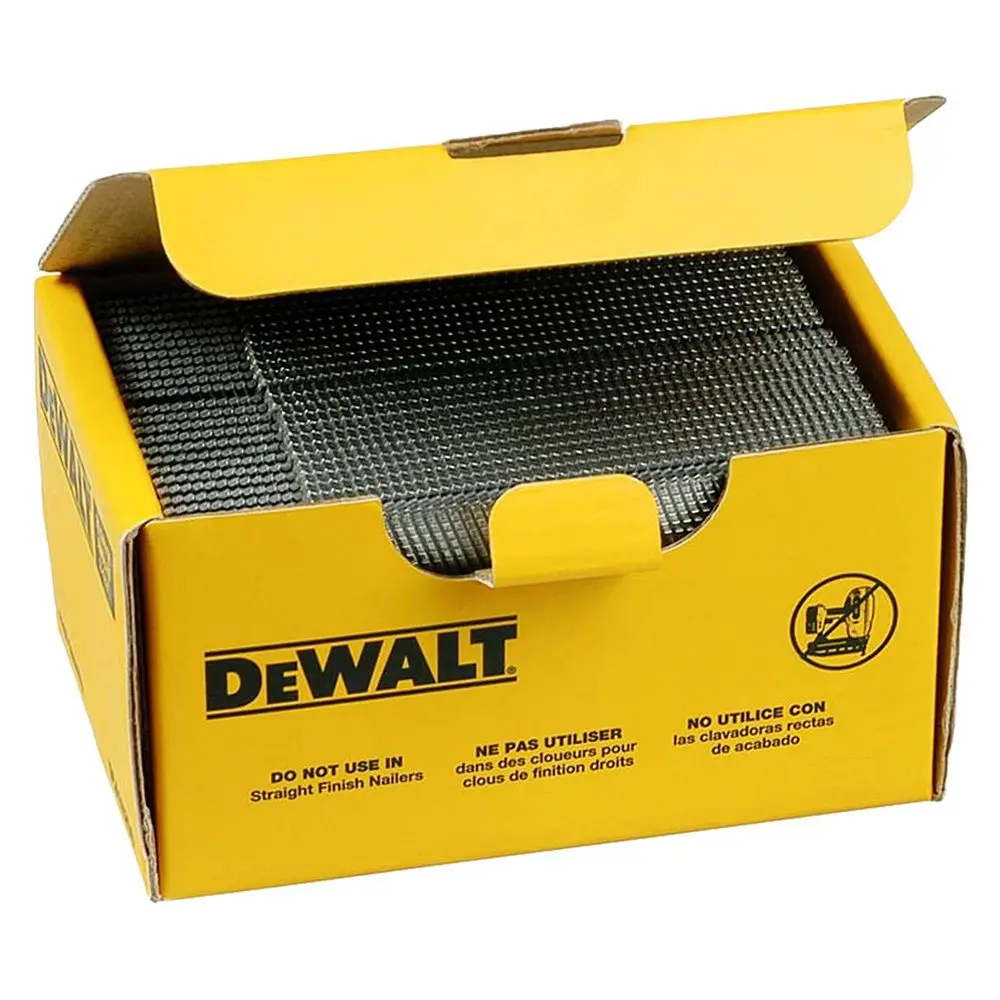 DEWALT 50 x 1.6mm 16Ga. 20 Degree Brad Finish Nail 2500 Box DNBA1650GZ