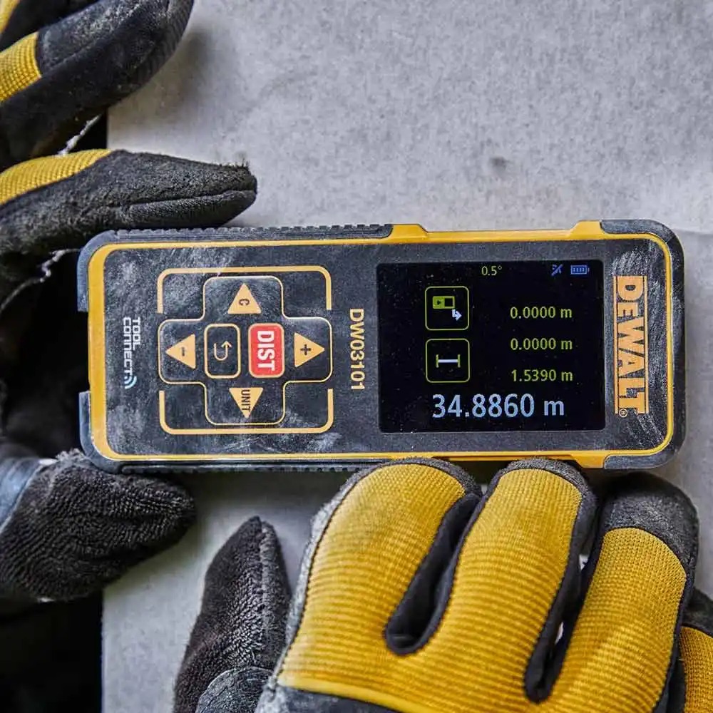 DEWALT 100m Tool Connect Laser Distance Measurer DW03101-XJ