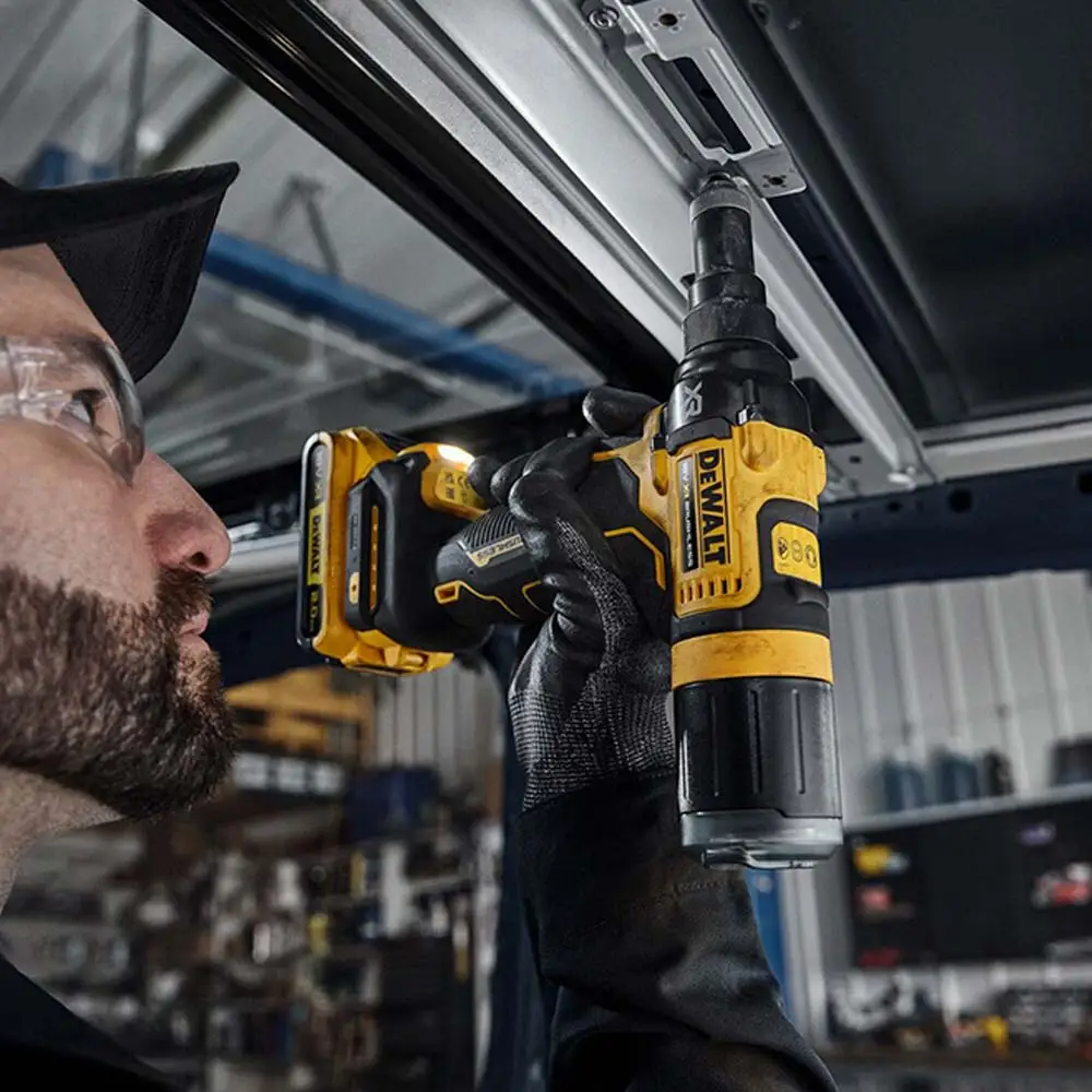 DEWALT 18V XR Brushless 2.4-4.8mm Rivet Tool Skin w/ TSTAK DCF403NT-XJ