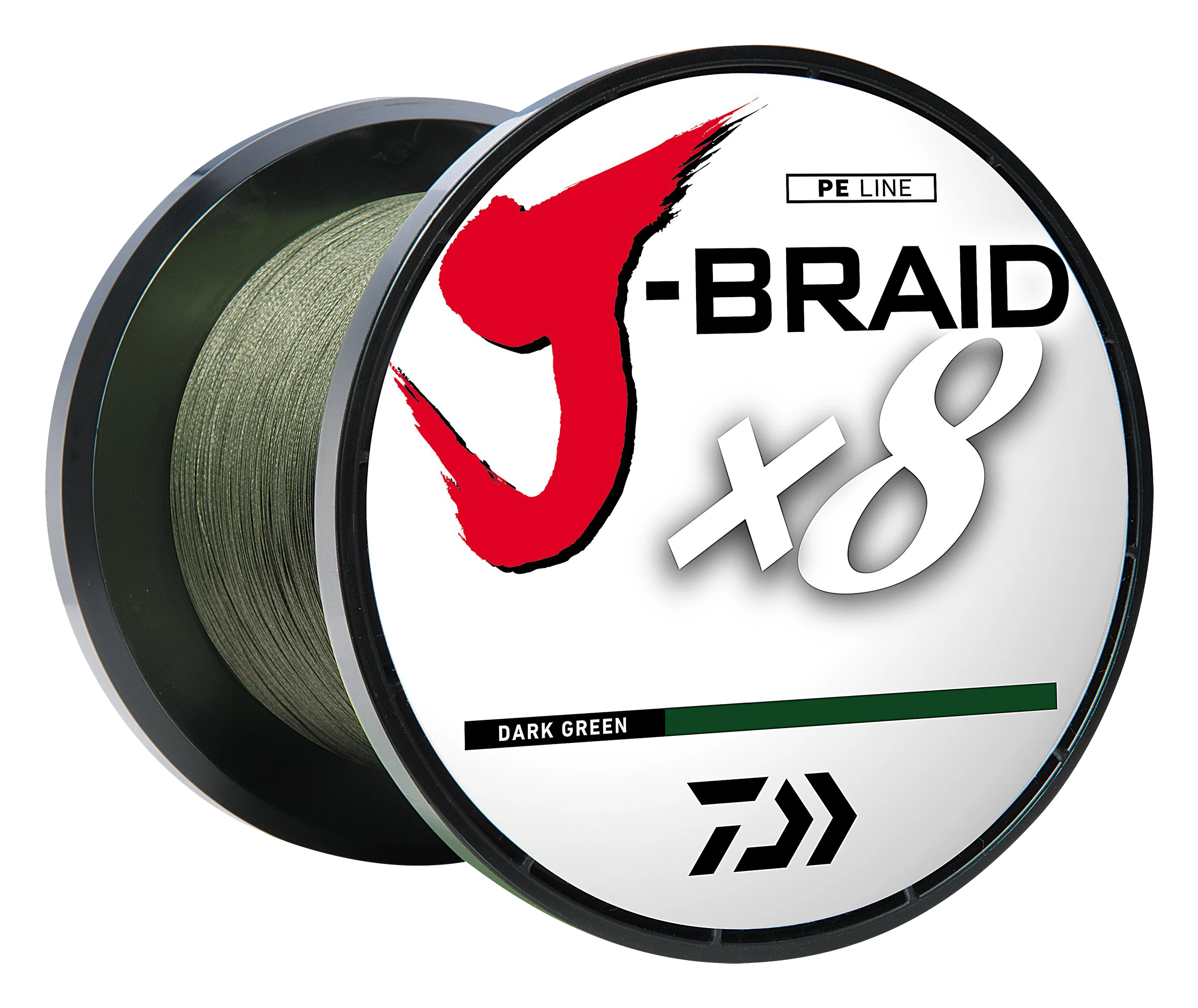 J-BRAID x8 BRAIDED LINE - DARK GREEN