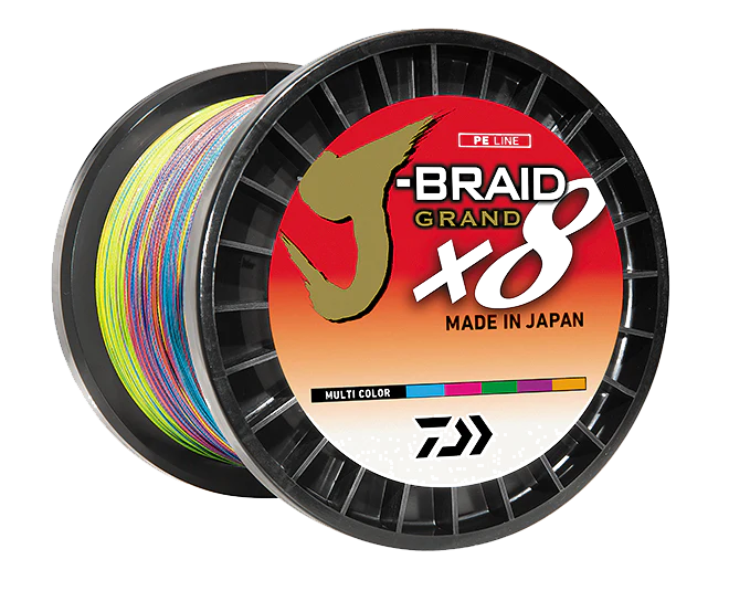 J-BRAID x8 GRAND BRAIDED LINE - MULTI COLOR