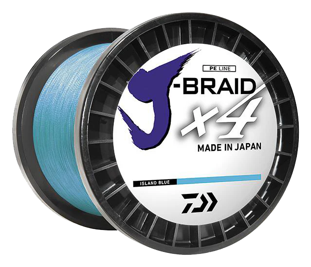 J-BRAID x4 BRAIDED LINE - ISLAND BLUE