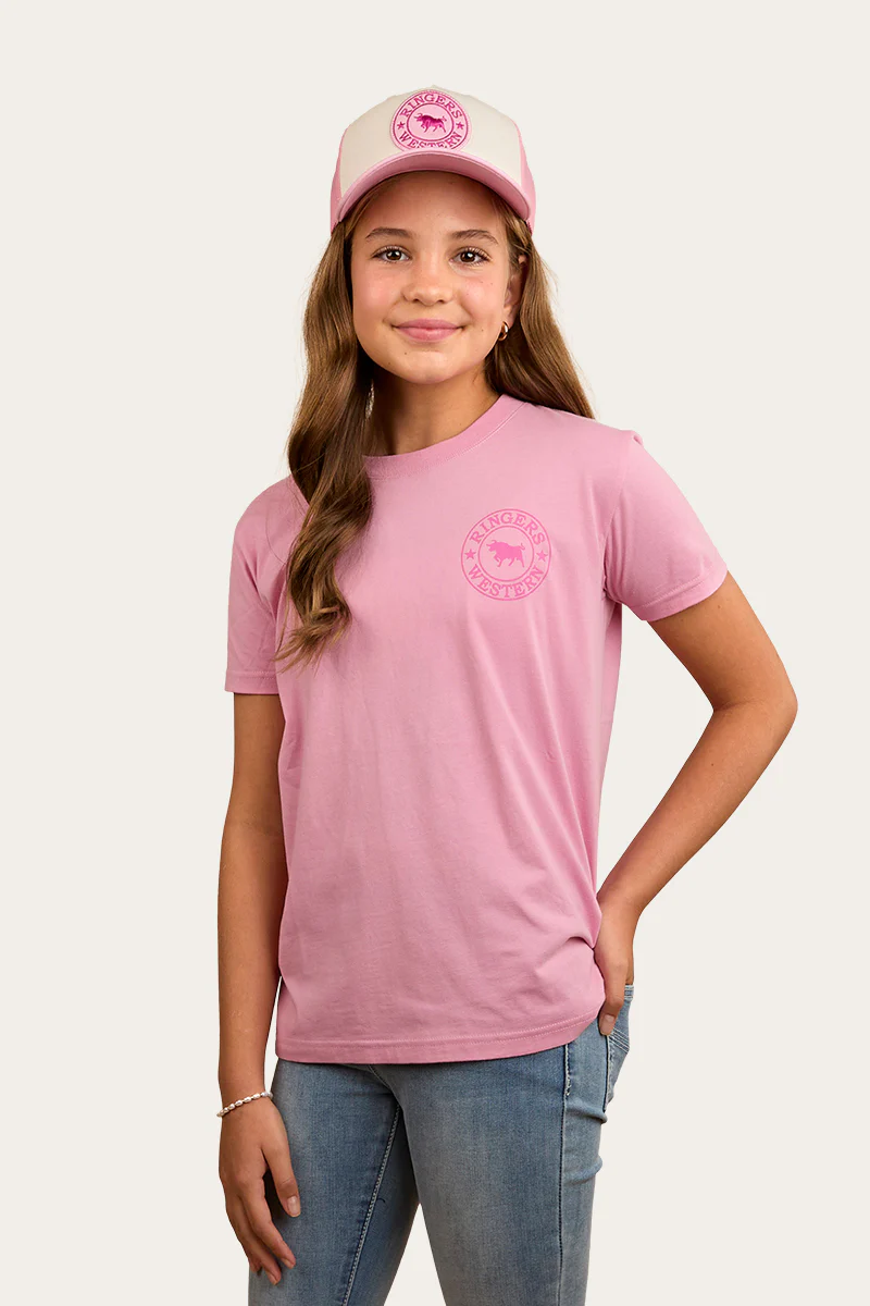 Signature Bull Kids Classic T-Shirt - Pastel Pink/Candy