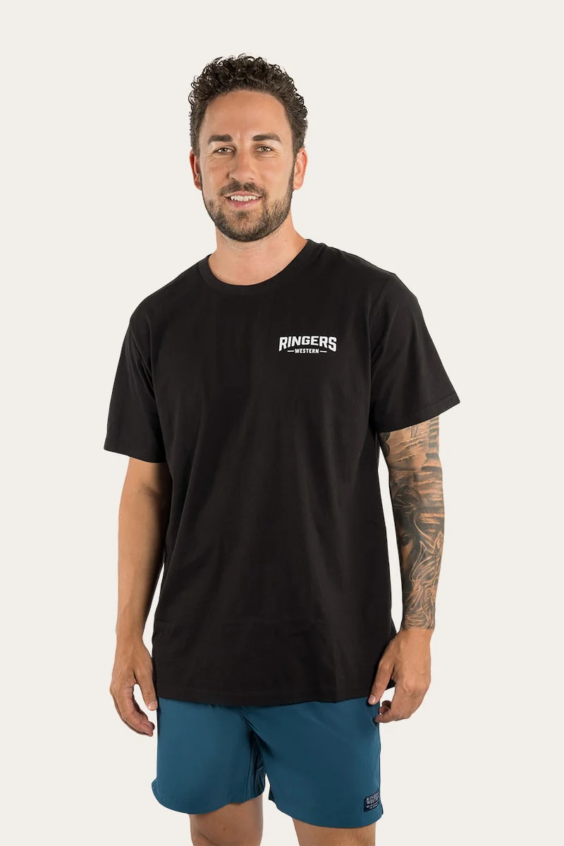 Squadron Mens Loose Fit T-Shirt - Black