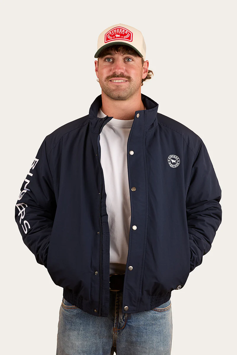Kidman Mens Jacket - Navy/White