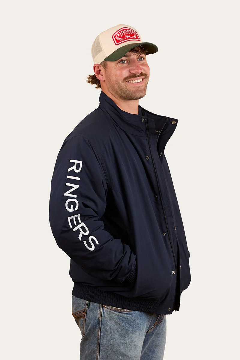 Kidman Mens Jacket - Navy/White