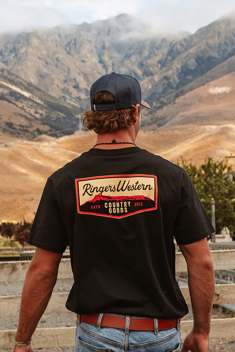 Country Goods Mens Loose Fit T-Shirt - Black