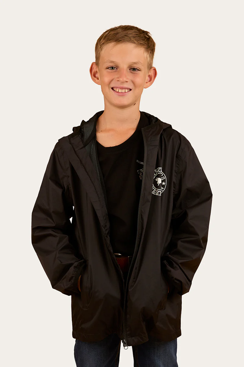 Signature Bull Kids Spray Jacket - Black