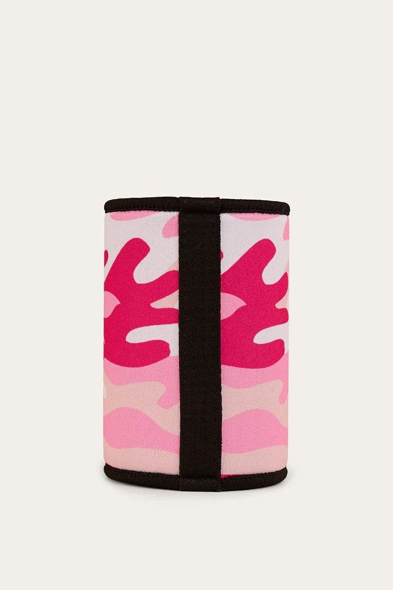 Signature Bull Stubby Cooler - Pink Camo