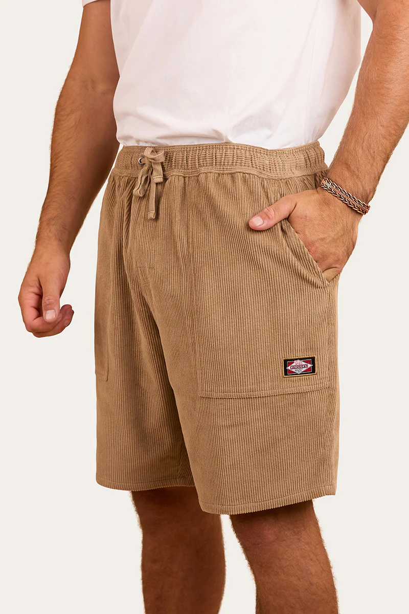 Countryside Mens Corduroy Walk Short - Dark Sand