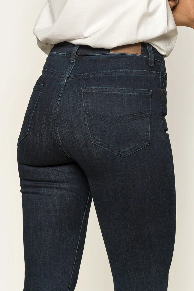 Sammy Womens High Rise Skinny Leg Jeans - Indigo Blue