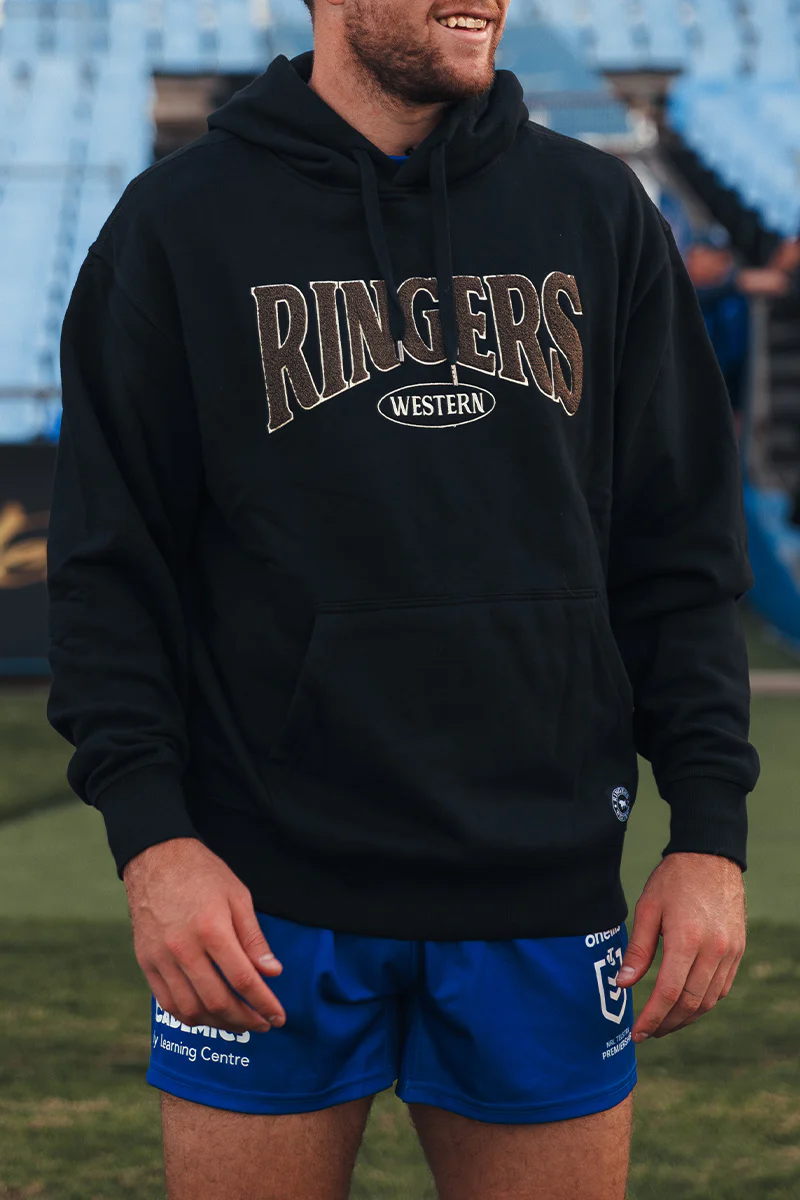 Daylesford Mens Australian Cotton Fleece - Black / Military Green