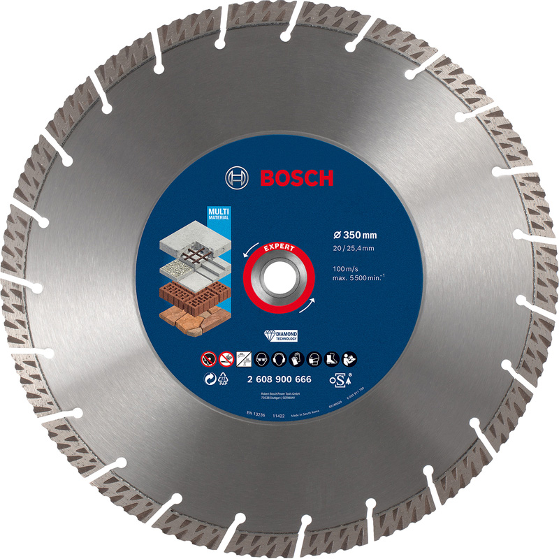 Bosch EXPERT Multi Material Diamond Blade 350 x 20/25.40mm