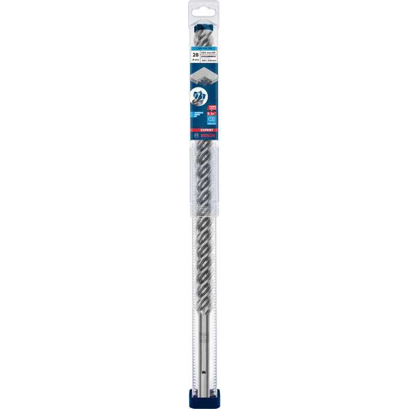 Bosch EXPERT SDS Max 8X Hammer Drill Bit 28 x 520mm