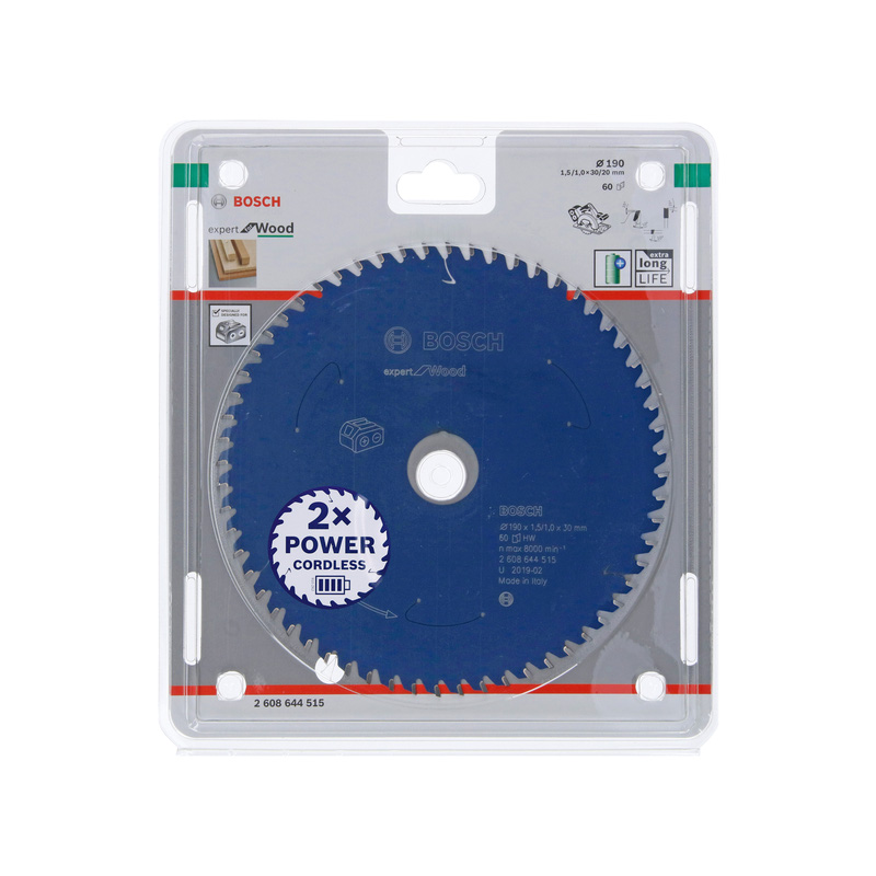 Bosch EXPERT Cordless Circular Saw Blade 190 x 30 x 60T
