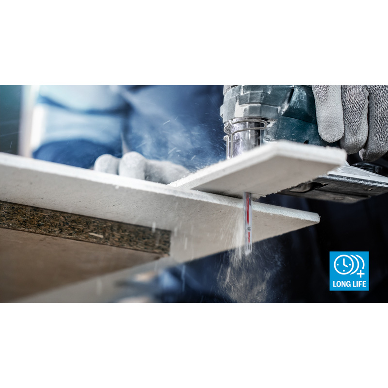 Bosch EXPERT Bayonet Jigsaw Blade T141HM Fibre Plaster 3 Pack