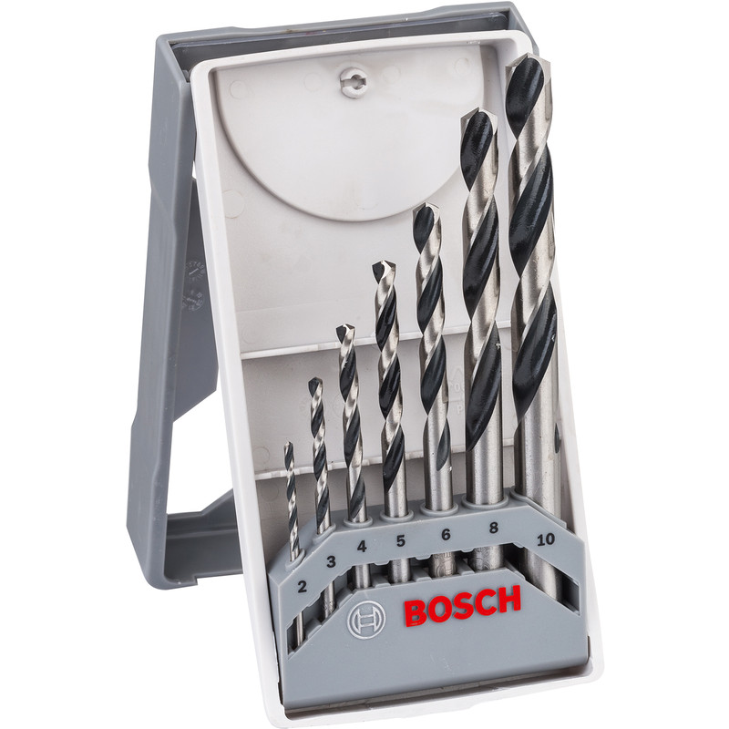 Bosch PointTeQ HSS Metal Drill Bit Set 7 Piece