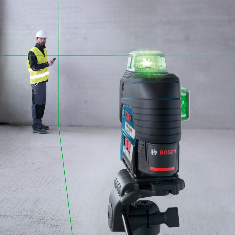Bosch Professional GLL380CG 12V Multi Line Laser Level Green