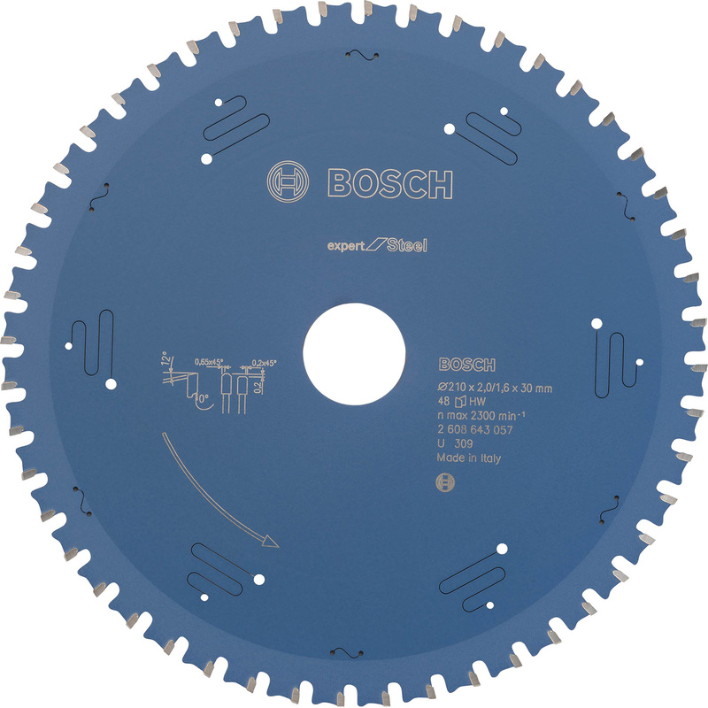 Bosch EXPERT Steel Circular Saw Blade 210 x 30 x 48T