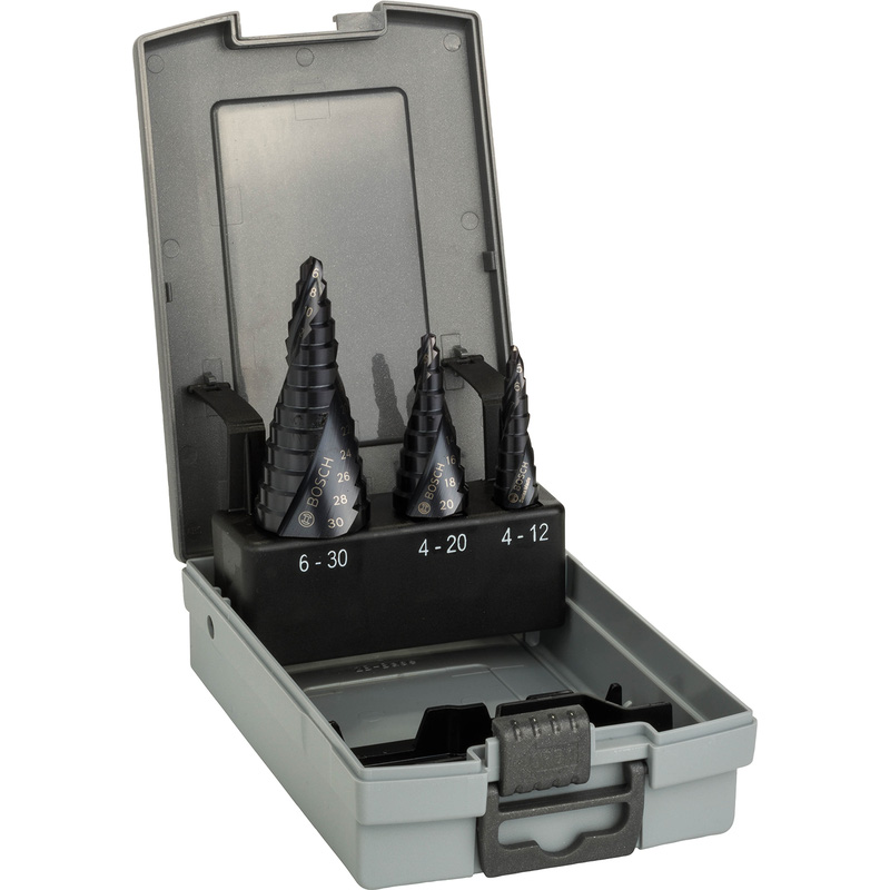 Bosch HSS-AlTiN Step Drill Bit Set
