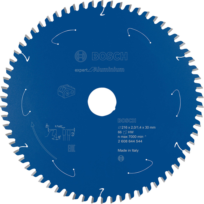 Bosch EXPERT Cordless Aluminium Circular Saw Blade 216 x 30 x 66T