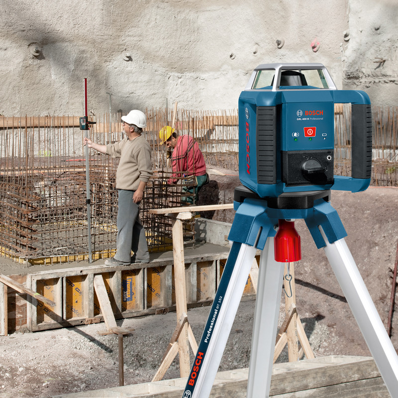 Bosch Professional GRL400 Rotary Red Laser Kit GRL 400H + LR1