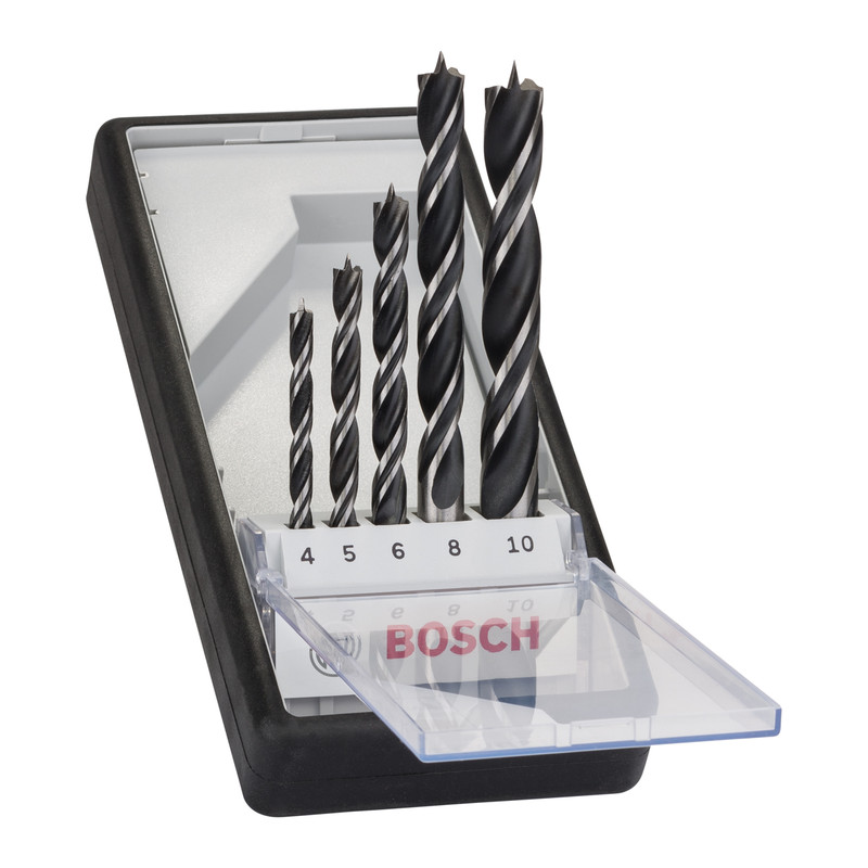 Bosch Brad Point Wood Drill Bit Set