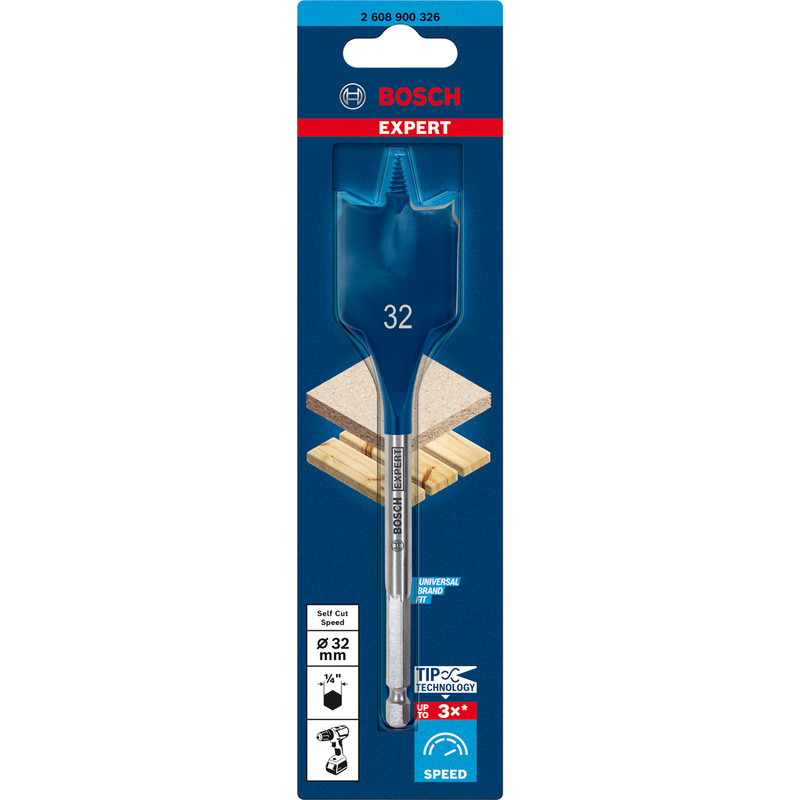 Bosch Expert Self Cut Speed Wood Drill Bit 32 x 152mm