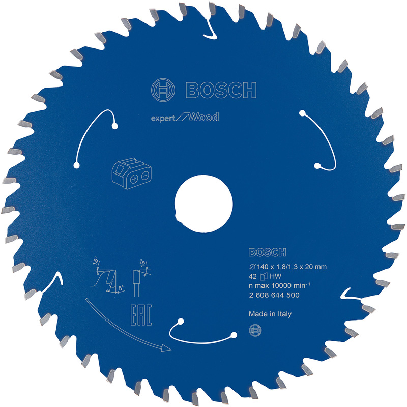 Bosch EXPERT Cordless Circular Saw Blade 140 x 20 x 42T