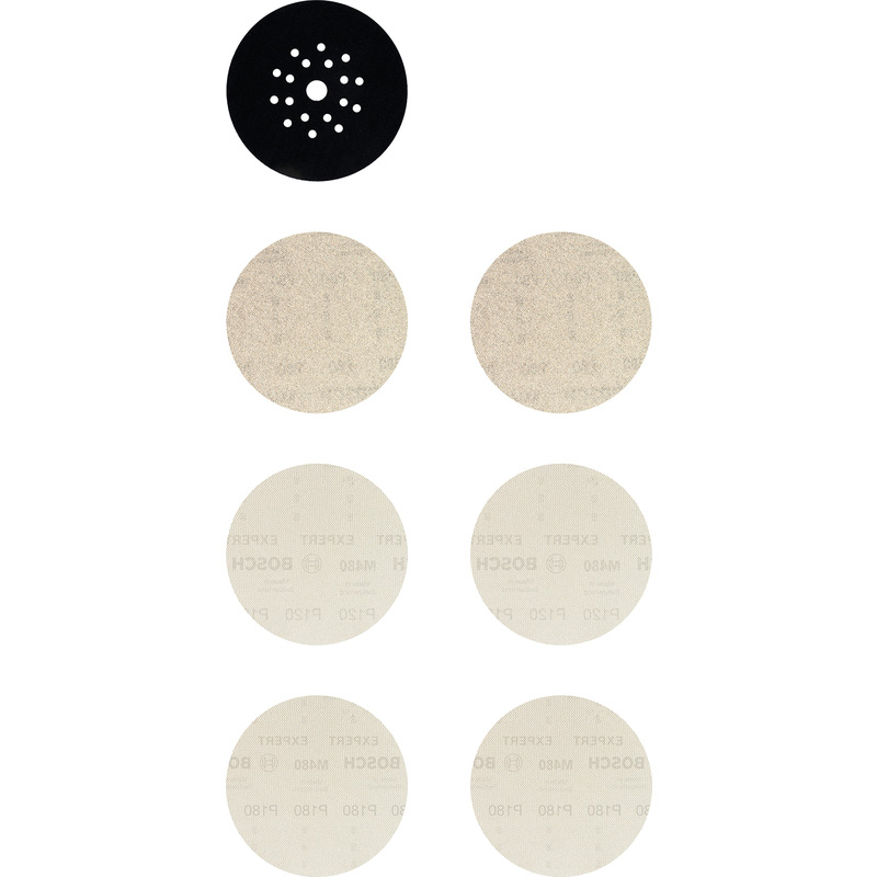 Bosch EXPERT M480 Mixed Grit Mesh Drywall Sanding Disc 225mm Set