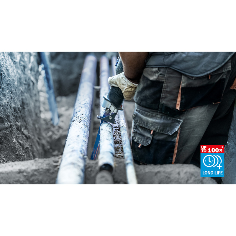 Bosch EXPERT Thick Tough Metal Carbide Sabre Saw Blade S1255CHC