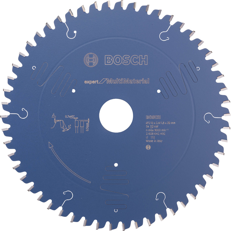 Bosch EXPERT Multi Material Circular Saw Blade 210 x 30 x 54T