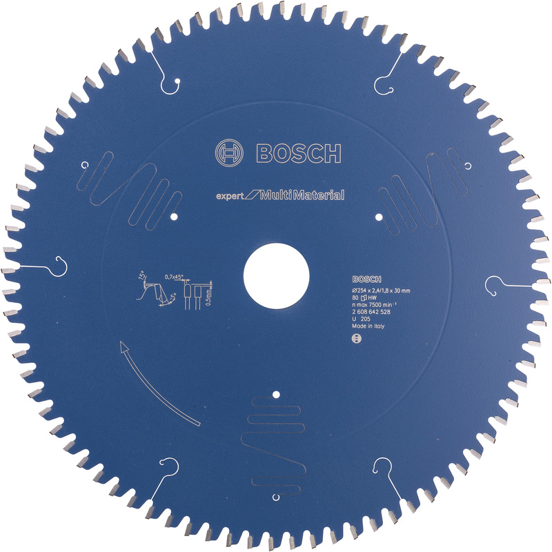 Bosch EXPERT Multi Material Mitre Saw Blade 254 x 30 x 80T