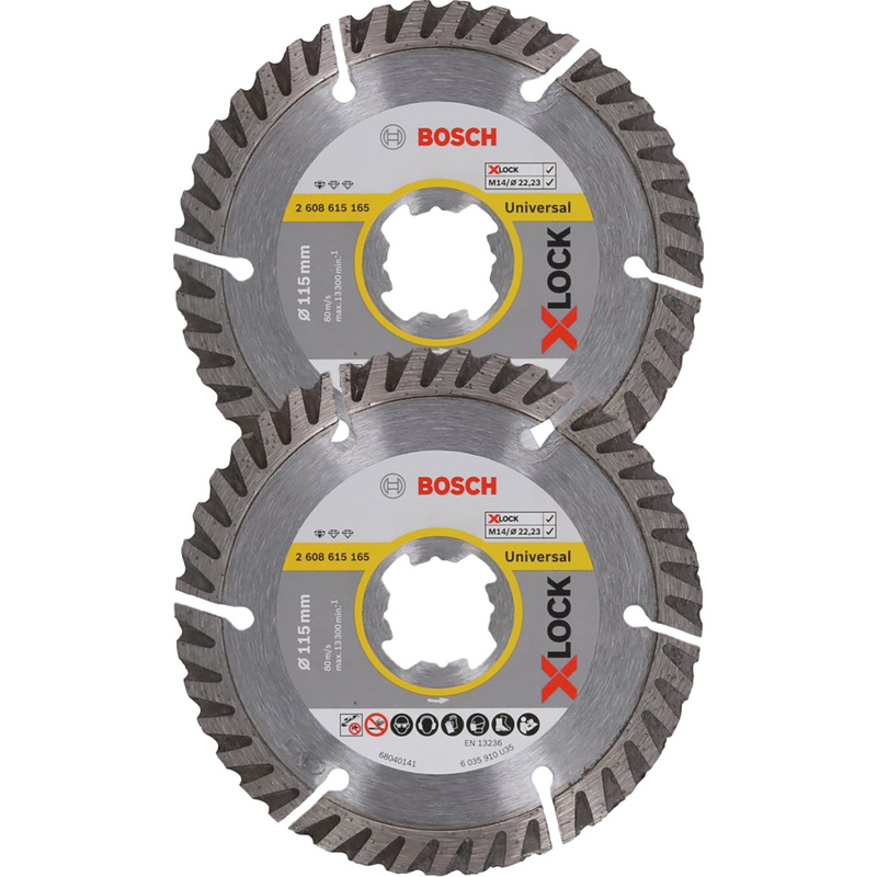 Bosch General Purpose Diamond Blade 115 x 22.23mm X-LOCK