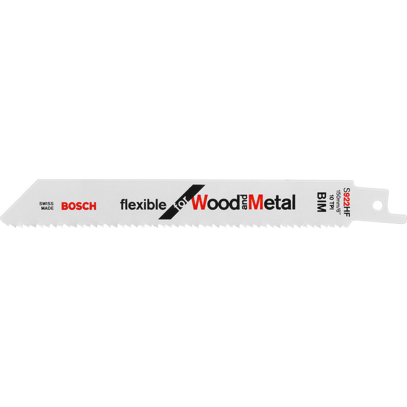 Bosch Sabre Saw Blade Wood & Metal S922HF